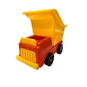 Fisher Price Little People Vintage Lift Load Dump Truck Construction